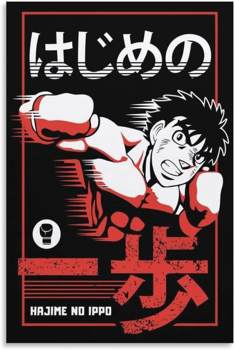 Hajime No Ippo Poster Canvas Art Poster and Wall Art Picture Print Modern Family Bedroom Decor Posters 12X18Inch(30X45Cm) Home & Garden > Decor > Artwork > Posters, Prints, & Visual Artwork BCSY   