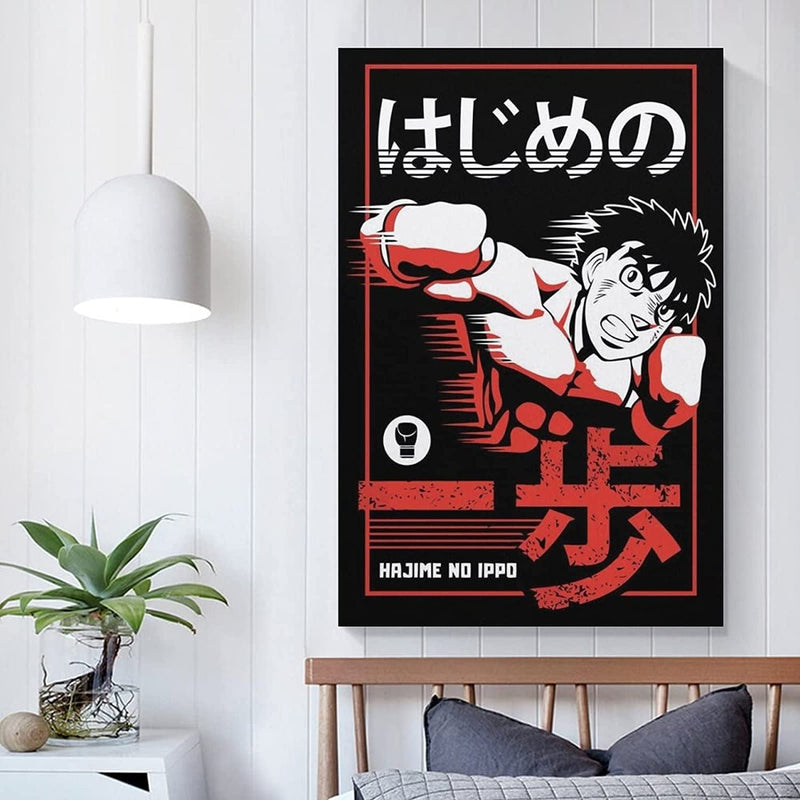 Hajime No Ippo Poster Canvas Art Poster and Wall Art Picture Print Modern Family Bedroom Decor Posters 12X18Inch(30X45Cm) Home & Garden > Decor > Artwork > Posters, Prints, & Visual Artwork BCSY   