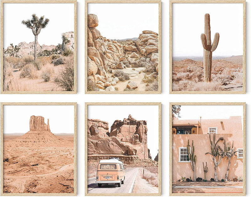 HAUS and HUES Desert Succulent Wall Art & Botanical Prints Set of 6 Southwestern Wall Decor, Cactus Art Prints, Joshua Tree Wall Art, Desert Art Cactus Wall Decor Posters Nature UNFRAMED (8X10) Home & Garden > Decor > Artwork > Posters, Prints, & Visual Artwork Haus and Hues California Desert 8x10 Unframed 