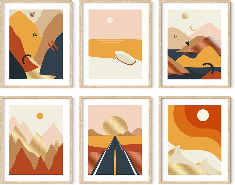 HAUS and HUES Desert Succulent Wall Art & Botanical Prints Set of 6 Southwestern Wall Decor, Cactus Art Prints, Joshua Tree Wall Art, Desert Art Cactus Wall Decor Posters Nature UNFRAMED (8X10) Home & Garden > Decor > Artwork > Posters, Prints, & Visual Artwork Haus and Hues Abstract Desert 8x10 Beige Framed 