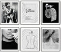 Hoozgee Fashion Wall Art Prints Minimalist Bathroom Decor Black White Grey Glam Glitter Tissue Canvas Posters Pictures Photos Artwork Black and White Line Art Funny Bathroom (8"X10" UNFRAMED) Home & Garden > Decor > Artwork > Posters, Prints, & Visual Artwork HoozGee Toilet Art Poster 11"x14" UNFRAMED 