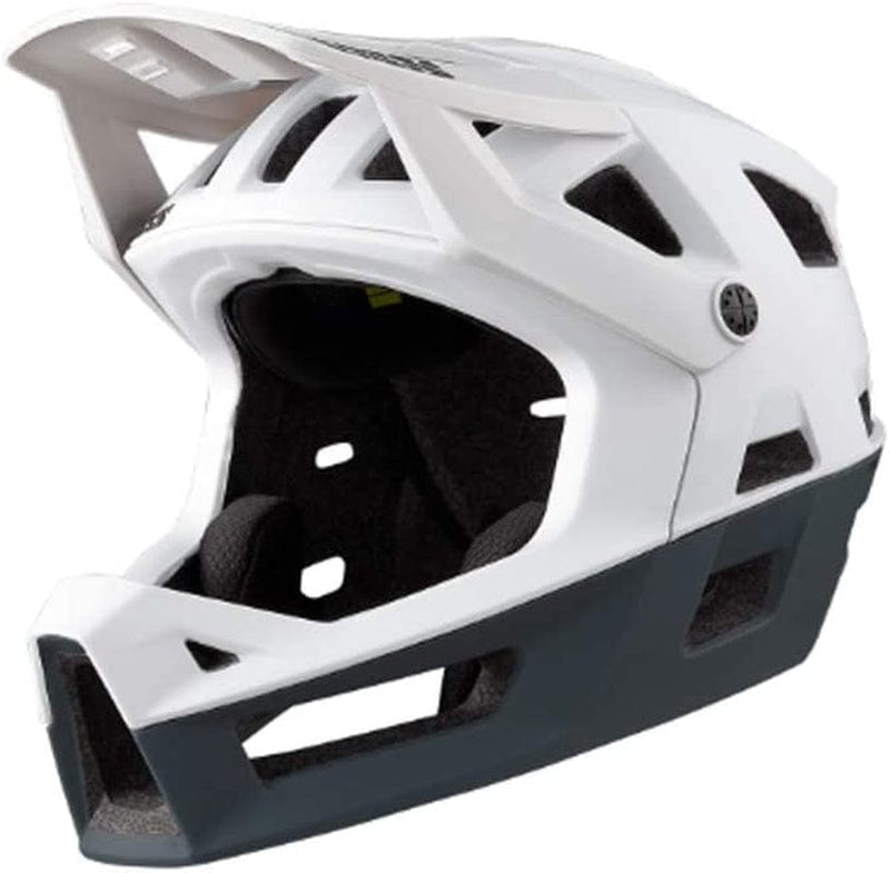 IXS Unisex Trigger FF Full Face All-Mountain Trail Enduro Protective Bike Helmet Sporting Goods > Outdoor Recreation > Cycling > Cycling Apparel & Accessories > Bicycle Helmets IXS white Medium/Large 
