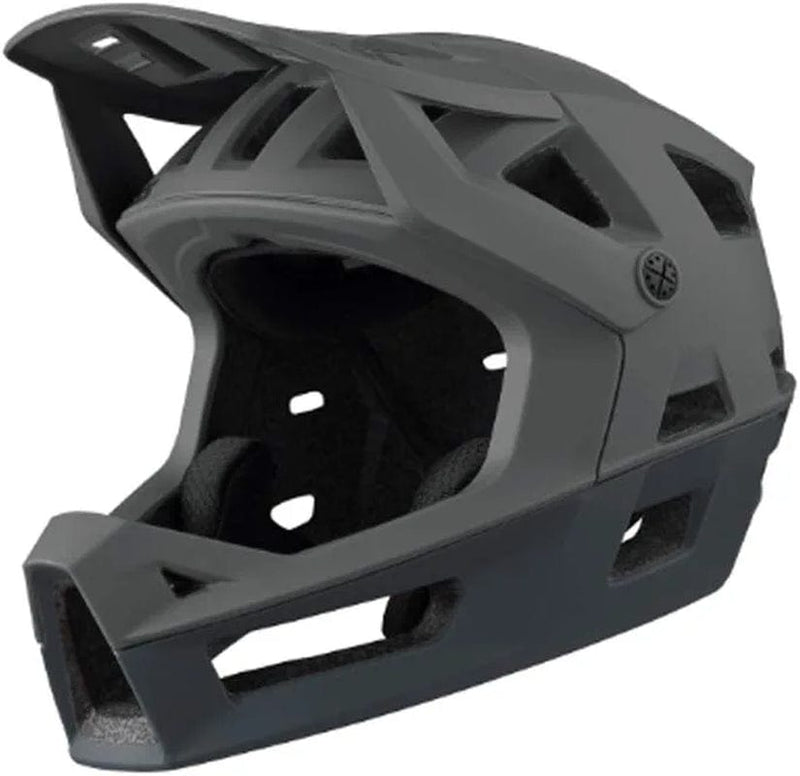 IXS Unisex Trigger FF Full Face All-Mountain Trail Enduro Protective Bike Helmet Sporting Goods > Outdoor Recreation > Cycling > Cycling Apparel & Accessories > Bicycle Helmets IXS Graphite Medium/Large 