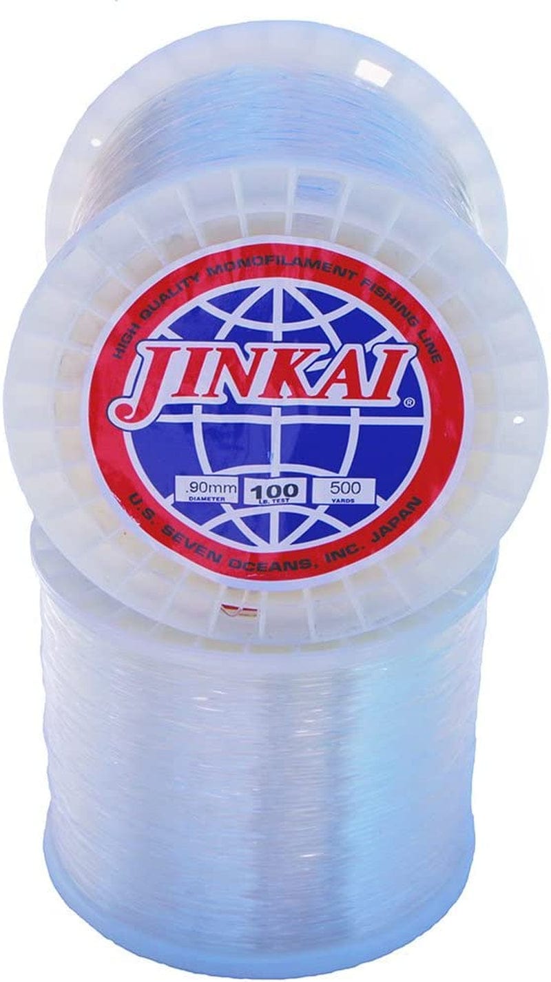 JINKAI Premium Monofilement Line - 500Yd Spool - 6Lb-130Lb - Crystal Clear Sporting Goods > Outdoor Recreation > Fishing > Fishing Lines & Leaders Jinkai