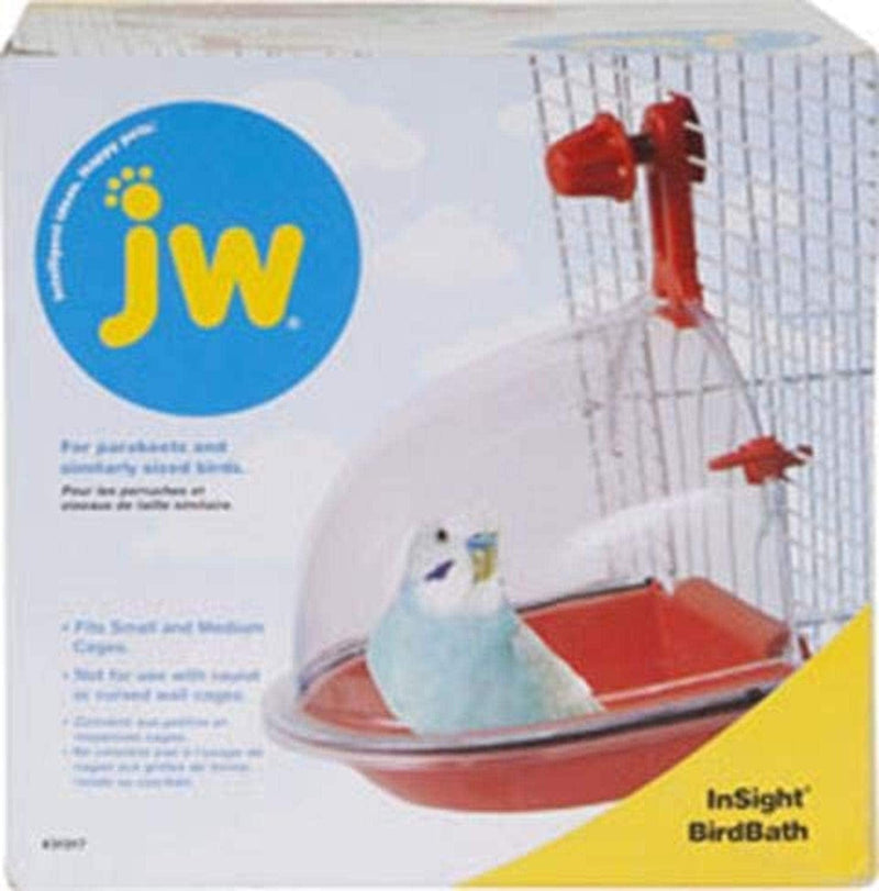 JW Pet Insight Bird Bath Bird Accessory, Multicolor Animals & Pet Supplies > Pet Supplies > Bird Supplies > Bird Cages & Stands JW   