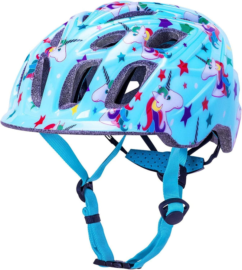 Kali Protectives Chakra Child Bicycle Helmet; Mountain In-Mould Bike Helmet for Child Equipped Visor; Dial-Fit; with 21 Vents Sporting Goods > Outdoor Recreation > Cycling > Cycling Apparel & Accessories > Bicycle Helmets Kali Protectives Blue 48-54cm 