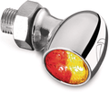 Kuryakyn-2858 Motorcycle Lighting , Red/Amber (Clear Lens)  Kuryakyn Red/Amber (Clear Lens) Chrome Rear