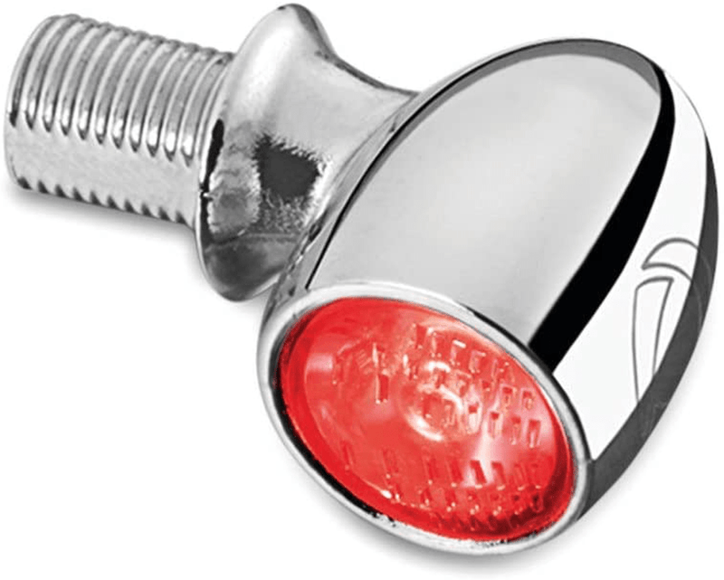 Kuryakyn-2858 Motorcycle Lighting , Red/Amber (Clear Lens)  Kuryakyn Red (Clear Lens) Chrome Rear