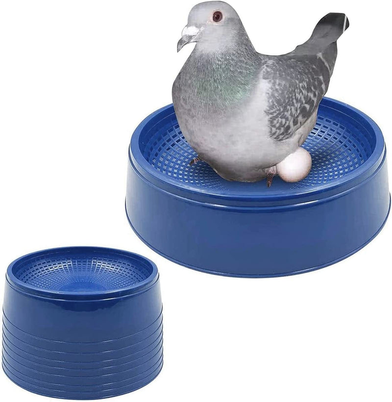 Minlia Doves Small Birds Plastic Breeding Nesting Bowls Bird Nest Pigeon Accessories Hatching Box(4Pcs) Animals & Pet Supplies > Pet Supplies > Bird Supplies > Bird Cages & Stands MinLia   