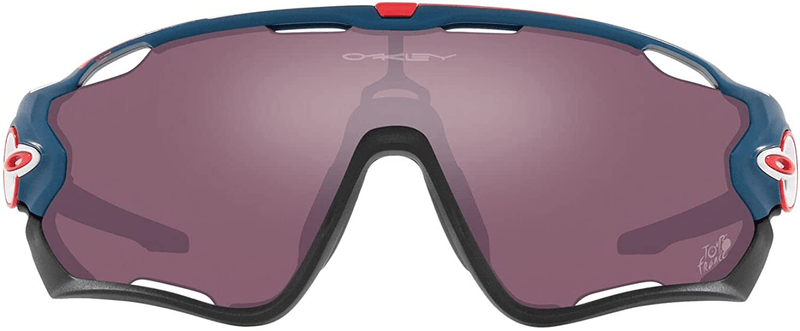 Oakley Men's OO9290 Jawbreaker Shield Sunglasses Sporting Goods > Outdoor Recreation > Cycling > Cycling Apparel & Accessories Oakley Poseidon/Prizm Road Black 31 Millimeters 