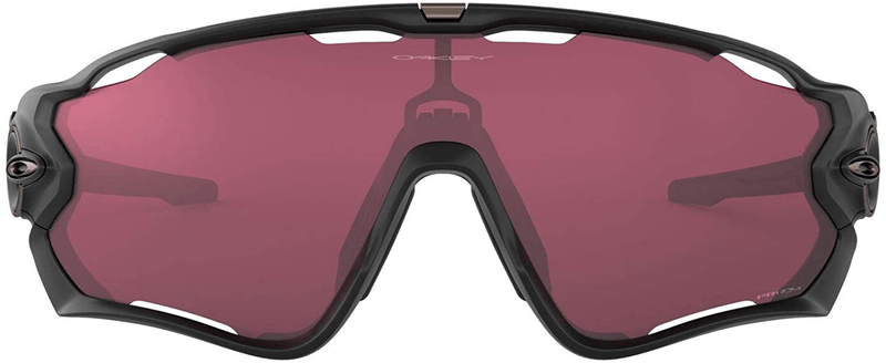 Oakley Men's OO9290 Jawbreaker Shield Sunglasses Sporting Goods > Outdoor Recreation > Cycling > Cycling Apparel & Accessories Oakley Matte Black/Prizm Snow Black 131 Millimeters 