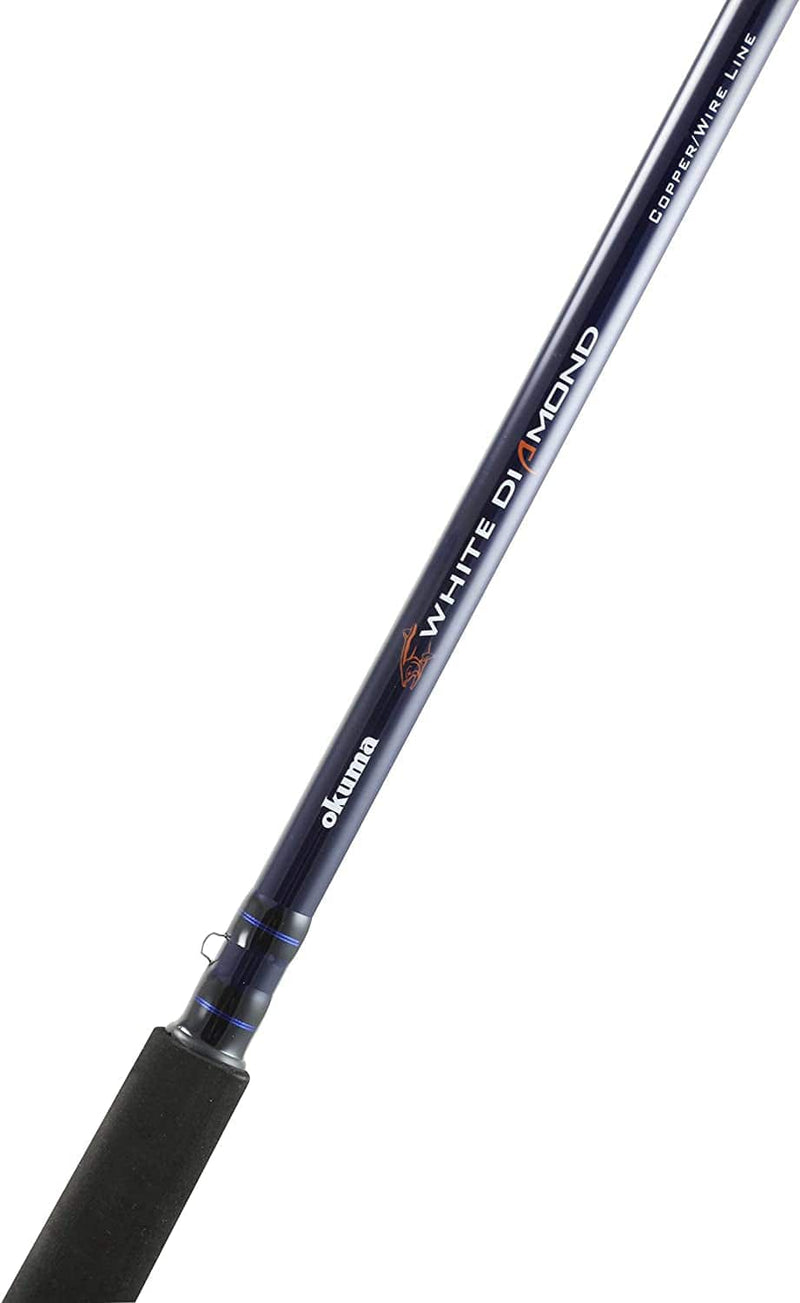 Okuma White Diamond Composite Trolling Rod Sporting Goods > Outdoor Recreation > Fishing > Fishing Rods OKUMA Wd-wl-1002mh: 10' Med-hvy Wire Rod  