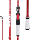 One Bass Fishing Rod, Spinning & Casting Fishing Pole with 30 Ton Carbon Fiber Sporting Goods > Outdoor Recreation > Fishing > Fishing Rods One Bass B-Red -Spin 7'0"Medium Heavy-2piece 