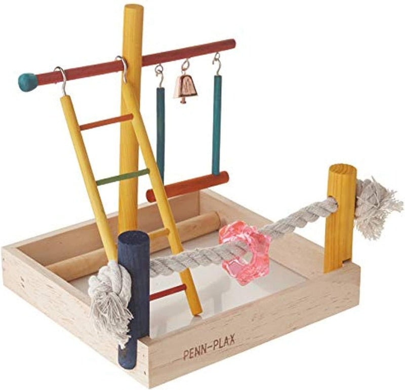 Penn-Plax Bird Life Wooden Playpen – Perfect for Cockatiels and Conures – Large Animals & Pet Supplies > Pet Supplies > Bird Supplies > Bird Cages & Stands Penn-Plax Small  