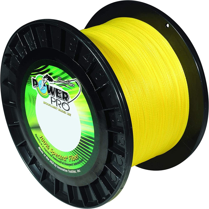 Powerpro Spectra Hi-Vis Yellow Braided Line Sporting Goods > Outdoor Recreation > Fishing > Fishing Lines & Leaders Shimano American Corporation 5 Pound, 100 Yards  