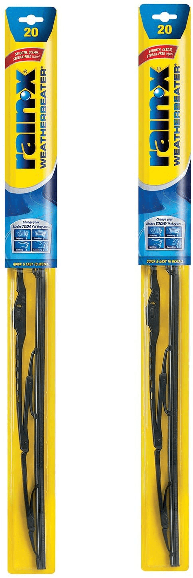 Rain-X RX30218 Weatherbeater Wiper Blade - 18-Inches - (Pack of 1) Vehicles & Parts > Vehicle Parts & Accessories > Motor Vehicle Parts Rain-X 2-pack 20 inches 
