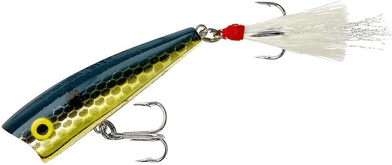 Rebel Lures Pop-R Topwater Popper Fishing Lure Sporting Goods > Outdoor Recreation > Fishing > Fishing Tackle > Fishing Baits & Lures Rebel Foxy Momma Teeny Pop-r (1/8 Oz) 