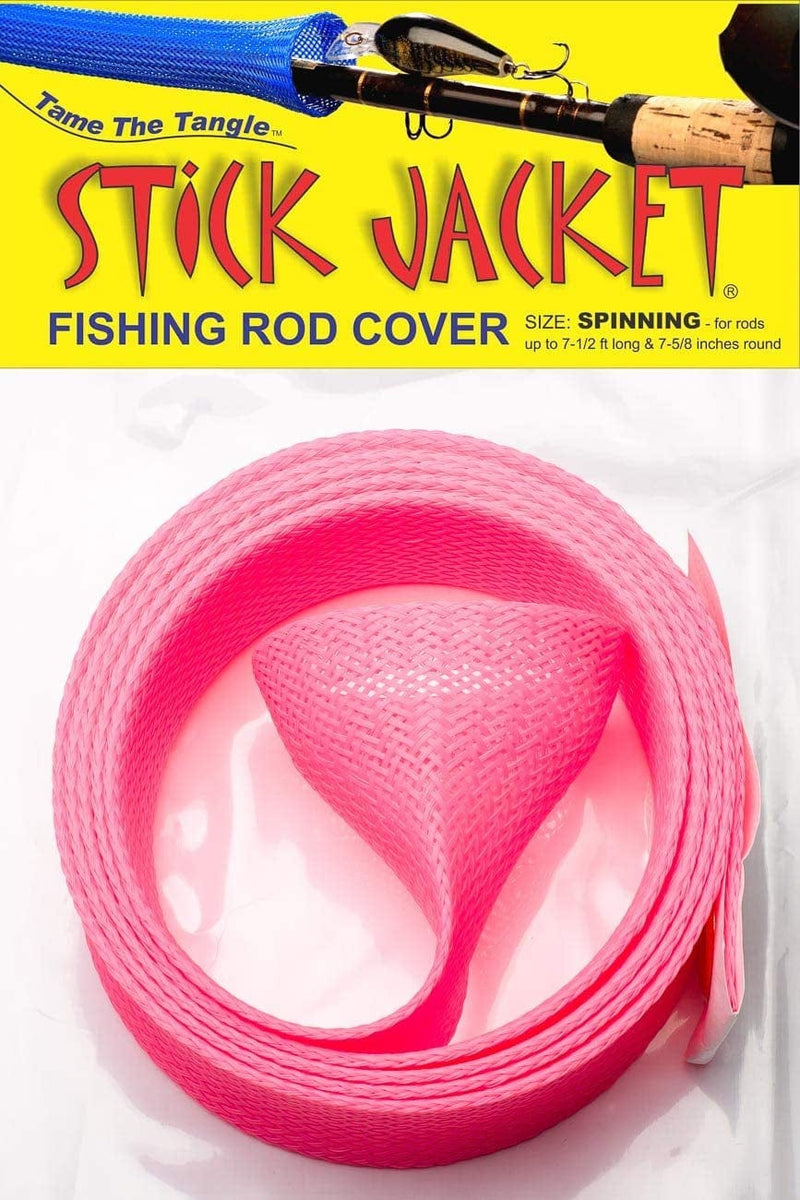 RITE-HITE Orin Briant Stick Jacket Fishing Rod Covers - Spinning Stick Jacket, Comes in a Variety of Colors; Keeps Your Rod Safe and Tangle Free Sporting Goods > Outdoor Recreation > Fishing > Fishing Rods R.M. Industries Pink  
