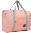 Rolekim Travel Bag Foldable Lightweight Waterproof Travel Carry-On Luggage Bag Pink Home & Garden > Household Supplies > Storage & Organization RoLekim Orange  