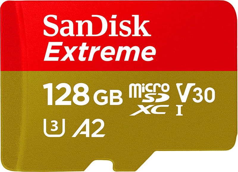 SanDisk 256GB Extreme MicroSDXC UHS-I Memory Card with Adapter - C10, U3, V30, 4K, A2, Micro SD - SDSQXA1-256G-GN6MA Electronics > Electronics Accessories > Memory > Flash Memory > Flash Memory Cards ‎Western Digital Technologies Inc. Card Only 128GB 