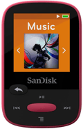 SanDisk 8GB Clip Jam MP3 Player, Black - microSD card slot and FM Radio - SDMX26-008G-G46K Electronics > Audio > Audio Players & Recorders > MP3 Players SanDisk Pink 1.44” TFT-LCD 8GB