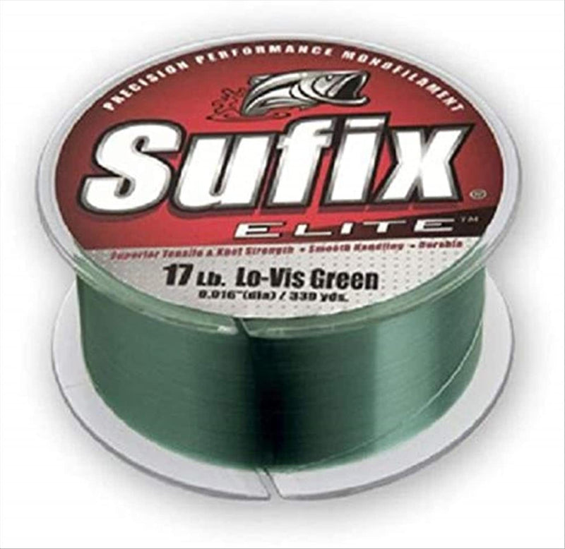 Sufix Elite 10 Lb Test Fishing Line (330 Yds) Sporting Goods > Outdoor Recreation > Fishing > Fishing Lines & Leaders Sufix Low Vis Green  