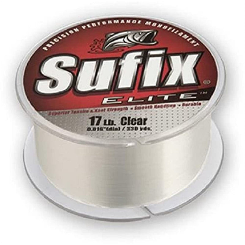 Sufix Elite 12 Lb Fishing Line (330 YD Spool) Sporting Goods > Outdoor Recreation > Fishing > Fishing Lines & Leaders Sufix Clear  