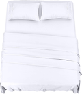 Utopia Bedding Queen Bed Sheets Set - 4 Piece Bedding - Brushed Microfiber - Shrinkage & Fade Resistant - Easy Care (Queen, Grey) Home & Garden > Linens & Bedding > Bedding Utopia Bedding White Queen 