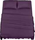 Utopia Bedding Queen Bed Sheets Set - 4 Piece Bedding - Brushed Microfiber - Shrinkage & Fade Resistant - Easy Care (Queen, Grey) Home & Garden > Linens & Bedding > Bedding Utopia Bedding Purple Queen 