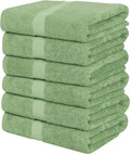 Utopia Towels [6 Pack Bath Towel Set, 100% Ring Spun Cotton (24 X 48 Inches) Medium Lightweight and Highly Absorbent Quick Drying Towels, Premium Towels for Hotel, Spa and Bathroom (White) Animals & Pet Supplies > Pet Supplies > Bird Supplies > Bird Cages & Stands Utopia Towels Sage Green 24 x 48 Inches 