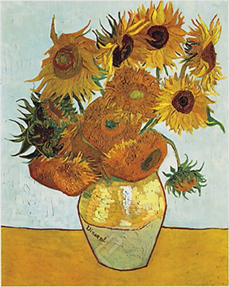 Vase with Twelve Sunflowers by Vincent Van Gogh. Art Poster Print (16X20) Home & Garden > Decor > Artwork > Posters, Prints, & Visual Artwork EuroGraphics   