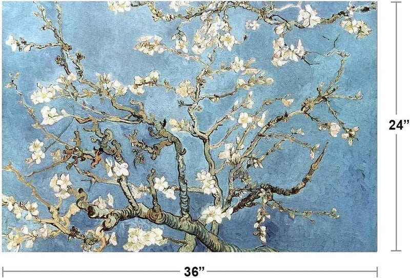 Vincent Van Gogh Almond Blossom Branches Post Impressionist Painter Artist Painting Cool Wall Decor Art Print Poster 36X24 Home & Garden > Decor > Artwork > Posters, Prints, & Visual Artwork Poster Foundry   