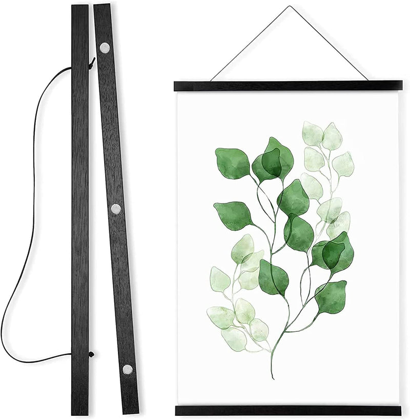 WITCOLOR Magnetic Poster Hanger Frame, Teak Magnet Poster Frame 18X24 18X12 18X28 for Kids Paintings, Photos, Maps, Scrolls, Picture, Canvas Works and Art Prints Home & Garden > Decor > Artwork > Posters, Prints, & Visual Artwork WITCOLOR Teak Black 13 Inch 