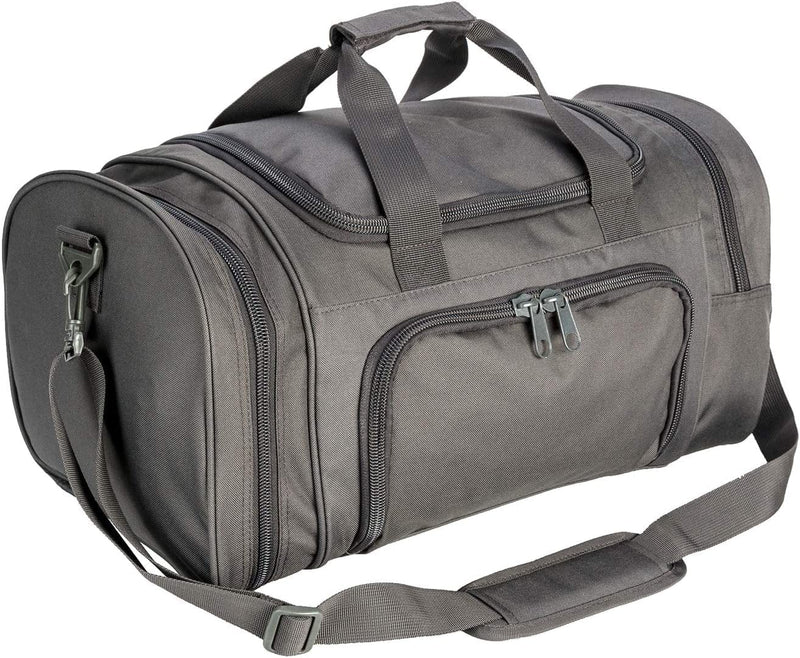 X&X Military Travel Duffel Overnight Bag Waterproof with Shoe Compartment Molle System 24Inch Large Flight Carry on Heavy Duty Home & Garden > Household Supplies > Storage & Organization X&X 21 inch - grey 21 inch 