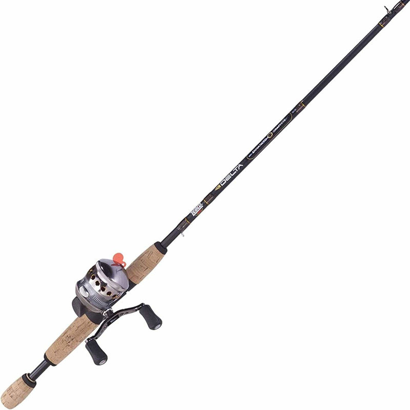 Zebco Delta Spincast Reel and Fishing Rod Combo, Instant Anti-Reverse Clutch, Changeable Right- or Left-Hand Retrieve, Pre-Spooled with Zebco Fishing Line Sporting Goods > Outdoor Recreation > Fishing > Fishing Rods Zebco Brands 5'6" Rod, Size 20 Reel (2009)  