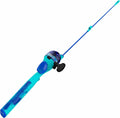 Zebco Splash Kids Spincast Reel and Fishing Rod Combo, 29" Durable Floating Fiberglass Rod with Tangle-Free Design, Oversized Reel Handle Knob, Pre-Spooled with 6-Pound Zebco Fishing Line Sporting Goods > Outdoor Recreation > Fishing > Fishing Rods Zebco Blue  