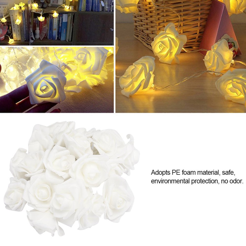 LYUMO Rose String Lights, LED Rose String Lights, USB Flower String Lights Woman for Valentine\'S Day Wedding Decoration
