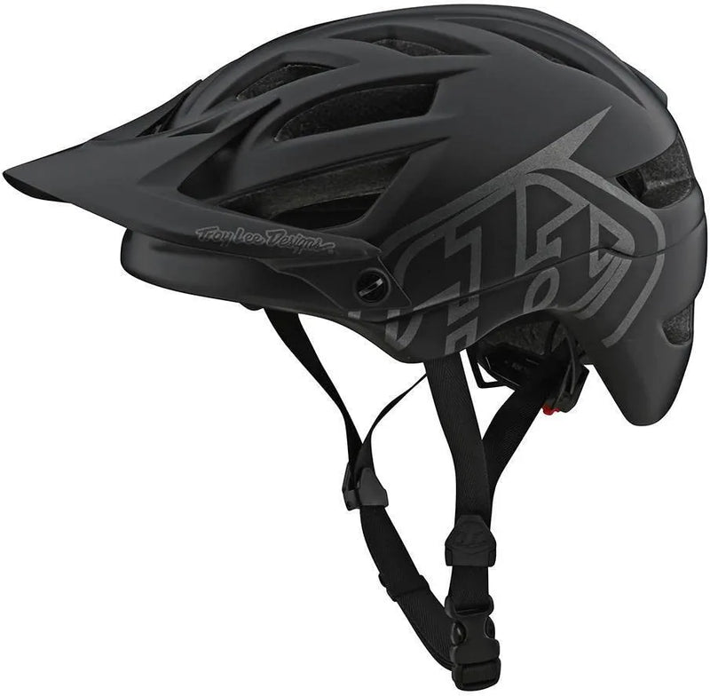 Troy Lee Designs A1 Bike Helmet W/MIPS Mounain Bike, MTB, Downhill, Gravel, BMX, Trail. Classic Black - Medium/Large
