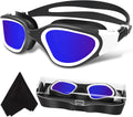 Polarized Swimming Goggles Swim Goggles anti Fog anti UV No Leakage Clear Vision for Men Women Adults Teenagers Sporting Goods > Outdoor Recreation > Boating & Water Sports > Swimming > Swim Goggles & Masks WIN.MAX Black&white/Blue Polarized Mirrored Lens  