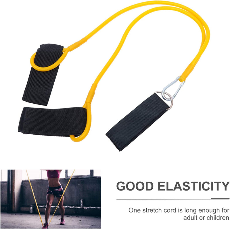BESPORTBLE 2Pcs Band Belt Swimming Technique Bands Professional Equipment Yellow Stationary Leash Strength Latex Lap Outdoor Swim Elastic Strap Ankle Rope for Exercise Pool Sporting Goods > Outdoor Recreation > Boating & Water Sports > Swimming BESPORTBLE   