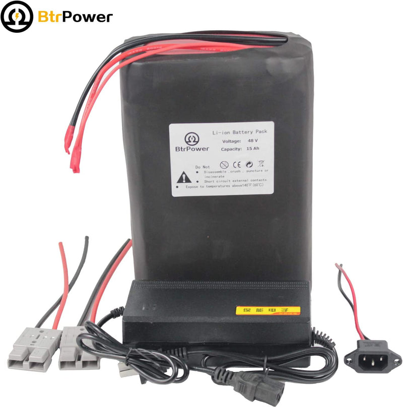 Ebike Battery 48V 10AH-50AH Lithium Ion / Lifepo4 Battery Pack with 5A Charger and 50A BMS for 3000W-350W Motor… Sporting Goods > Outdoor Recreation > Cycling > Bicycles NewEnergy   