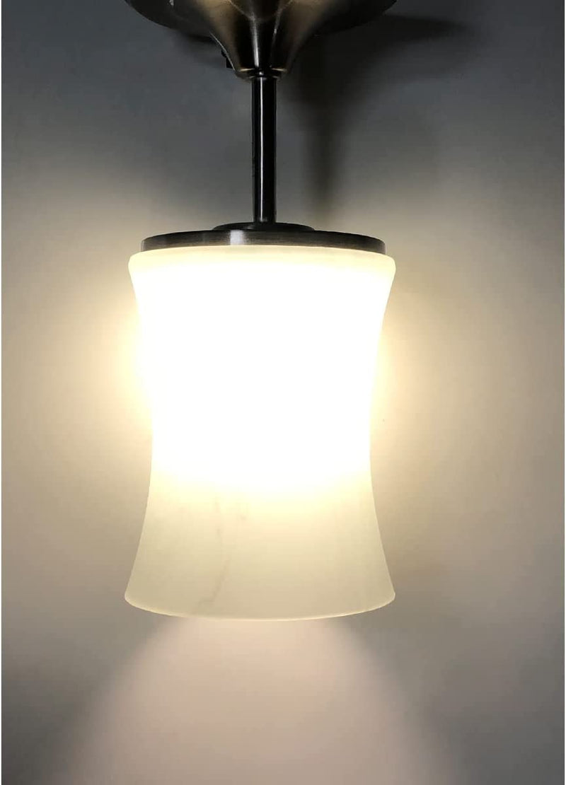 Dream Lighting 12Volt DC LED Ceiling Lights/Droplights/Short Pendant Lamps with Vintage Cloud Pattern Glass Lampshade Warm White, with On/Off Switch Home & Garden > Lighting > Lighting Fixtures Jerrylight Pty Ltd   