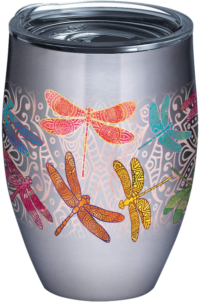 Tervis Made in USA Double Walled Dragonfly Mandala Insulated Tumbler Cup Keeps Drinks Cold & Hot, 24Oz, Classic Home & Garden > Kitchen & Dining > Tableware > Drinkware Tervis Stainless Steel 12oz 