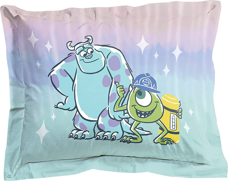Jay Franco Disney Pixar Monsters Inc Full Comforter & Sham Set Set - Super Soft Kids Bedding - Fade Resistant Microfiber (Official Disney Pixar Product) Home & Garden > Linens & Bedding > Bedding Jay Franco   