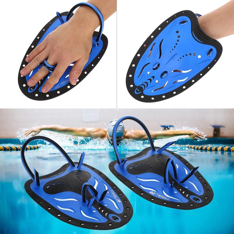 Professional Swim Training Paddles Adjustable Diving Training Hand Fin Flippers Flat Paddles Swimming Training Aid Scuba Equipment for Men Women Children Sporting Goods > Outdoor Recreation > Boating & Water Sports > Swimming ZJchao   