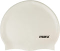 MARU Multi-Coloured Silicone Swim Hat (Unisex, One Size Fits Most) Sporting Goods > Outdoor Recreation > Boating & Water Sports > Swimming > Swim Caps Maru White  