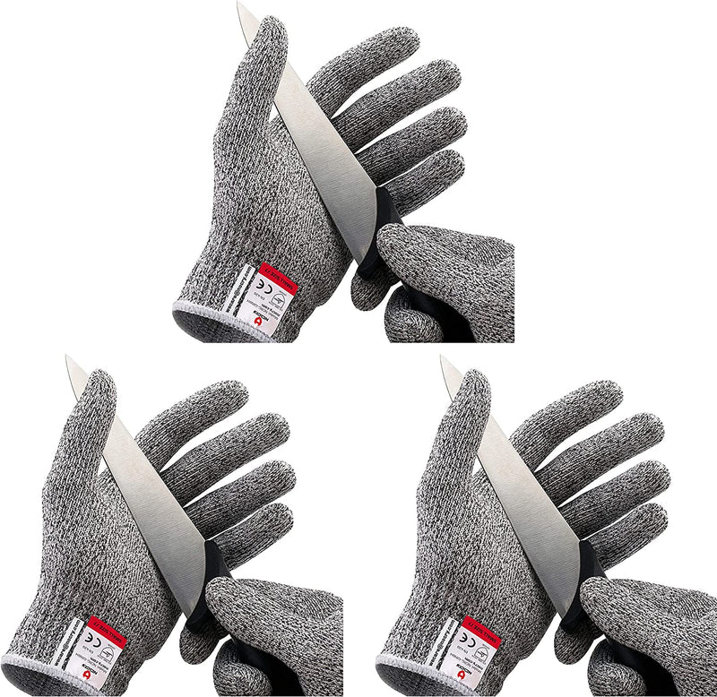 Nocry Cut Resistant Gloves - Ambidextrous, Food Grade, High Performance Level 5 Protection. Size Small, Complimentary Ebook Included Home & Garden > Kitchen & Dining > Kitchen Tools & Utensils NoCry Original X-Large (3 pack) 