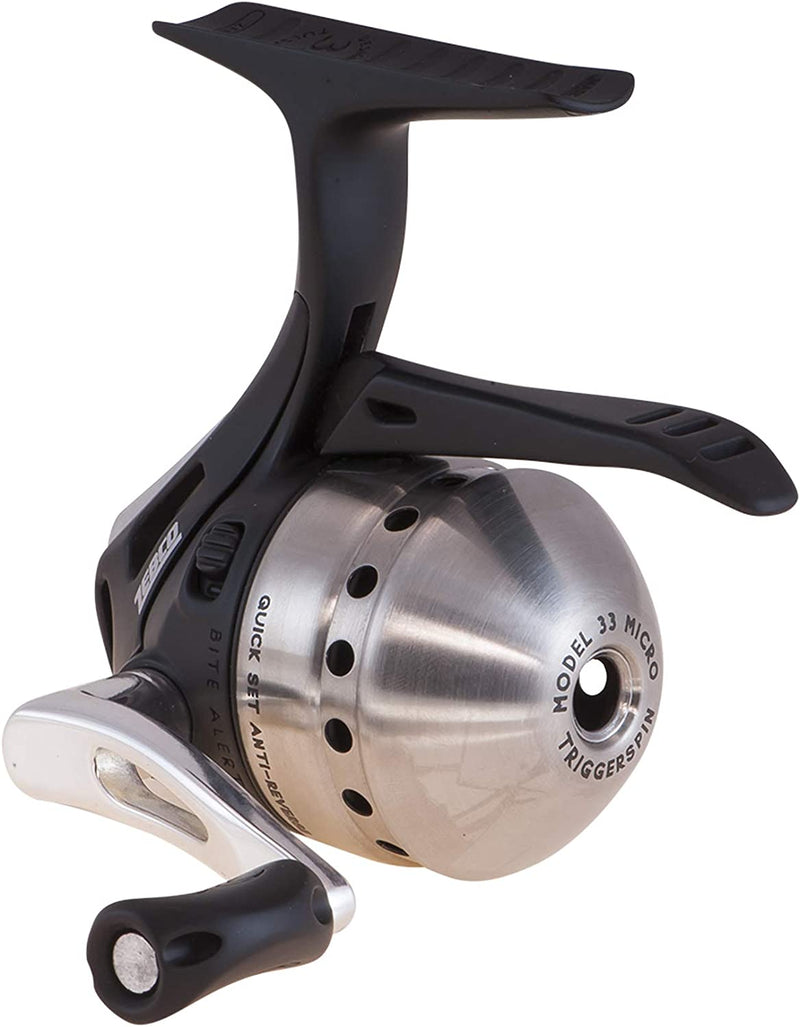 Zebco 33 Spincast Fishing Reel, Quickset Anti-Reverse with Bite Alert, Smooth Dial-Adjustable Drag, Powerful All-Metal Gears with a Lightweight Graphite Frame Sporting Goods > Outdoor Recreation > Fishing > Fishing Reels Zebco 33 Micro Triggerspin - Black (2016)  