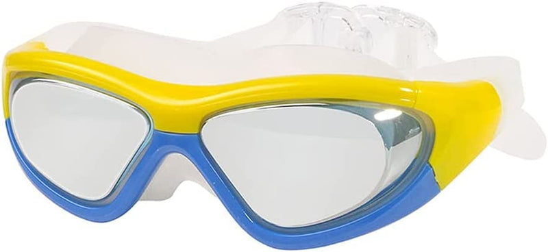 BIENKA N/A Adjustable Swimming Goggles Professional Swim Pool Glasses Waterproof Silicone Optical Electroplate Swim Eyewear for Kids Adult Goggles