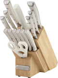 Farberware Forged Triple Riveted Knife Block Set, 15-Piece, Graphite Home & Garden > Kitchen & Dining > Kitchen Tools & Utensils > Kitchen Knives Lifetime Brands Inc. Natural 2  
